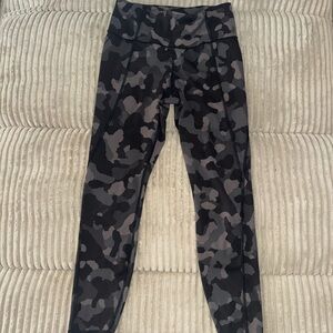 Athleta Black Camo Leggings